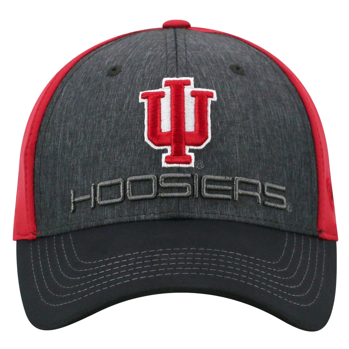 Mens Indiana Hoosiers Reach One Fit Flex Fit Hat By Top Of The World product image 2, provided for visual reference and