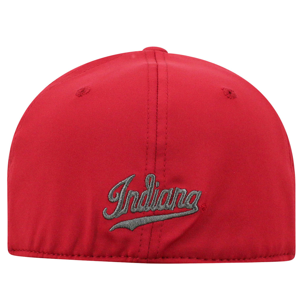 Mens Indiana Hoosiers Reach One Fit Flex Fit Hat By Top Of The World product image 4, provided for visual reference and