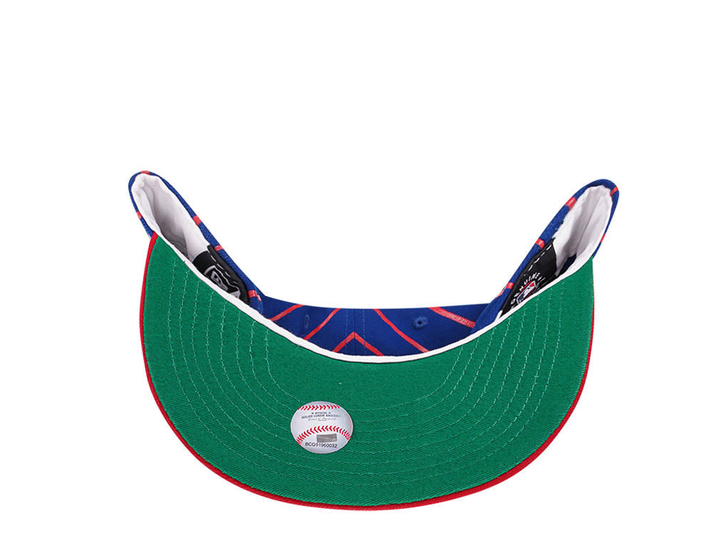 Chicago Cubs Royal/Red City Arch New Era 9FIFTY Snapback Hat product image 4, provided for visual reference and product