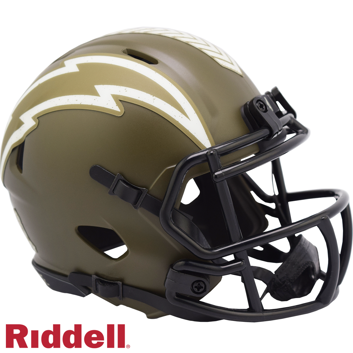 Riddell Los Angeles Chargers 2022 Salute To Service Speed Mini Helmet product image 1, provided for visual reference and