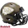Riddell Kansas City Chiefs 2022 Salute To Service Speed Mini Helmet product image 1, provided for visual reference and