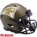 Riddell New England Patriots 2022 Salute To Service Speed Mini Helmet product image 1, provided for visual reference and