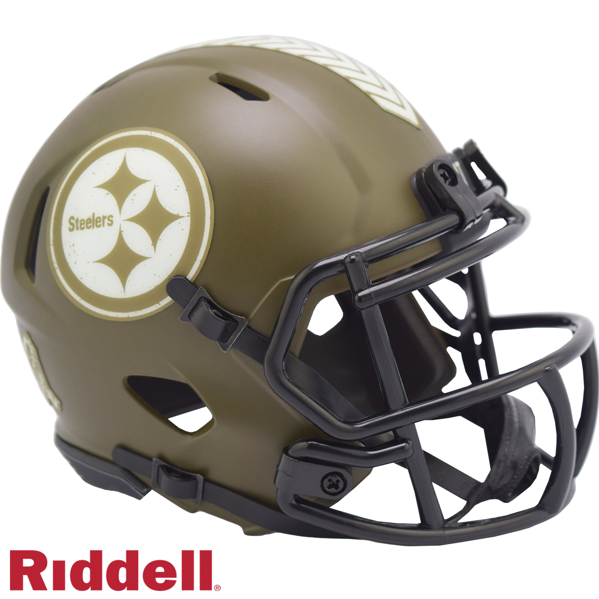 Riddell Pittsburgh Steelers 2022 Salute To Service Speed Mini Helmet product image 1, provided for visual reference and