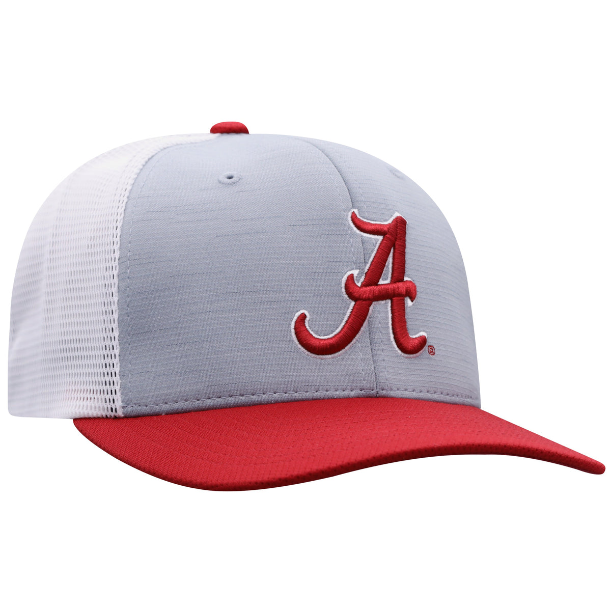 Alabama Crimson Tide Stamp 3-Tone Flex Fit Hat By Top Of the World for Men product image 3, provided for visual reference