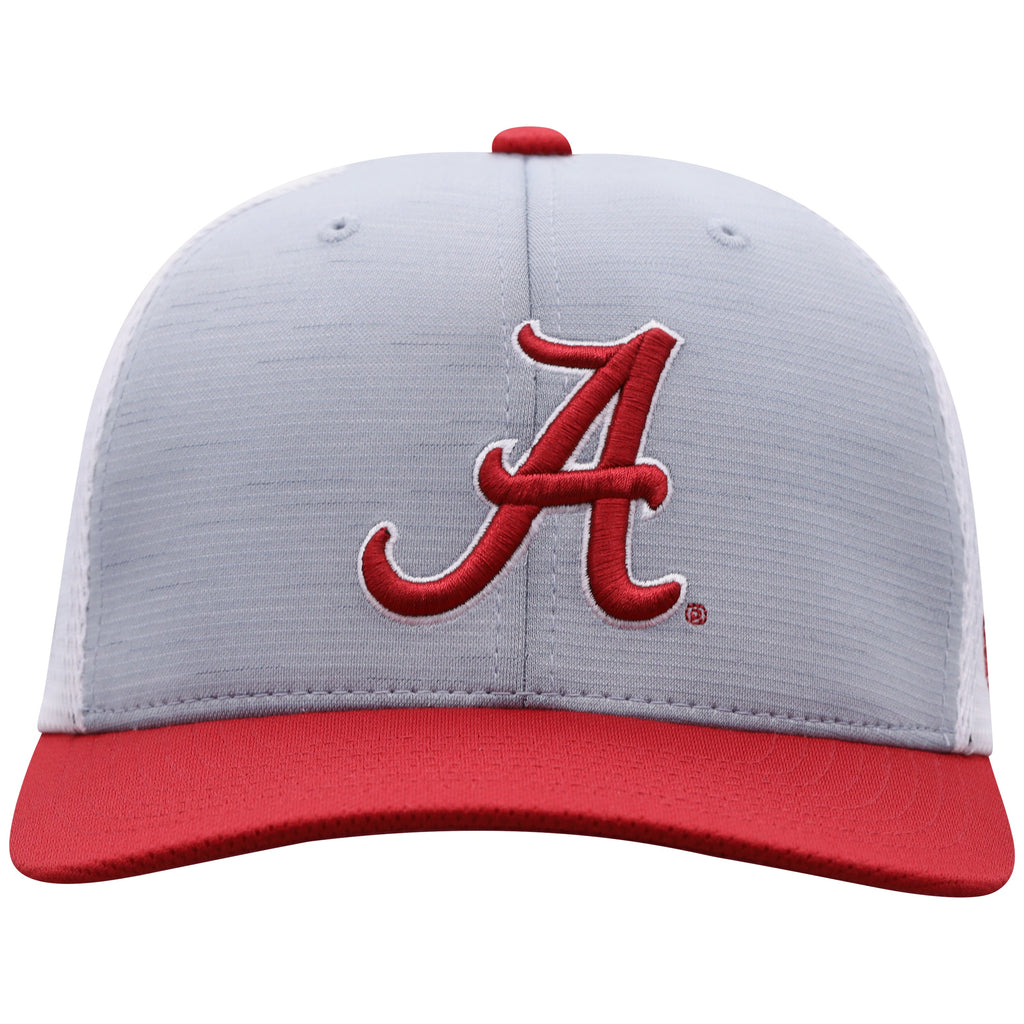 Alabama Crimson Tide Stamp 3-Tone Flex Fit Hat By Top Of the World for Men product image 2, provided for visual reference