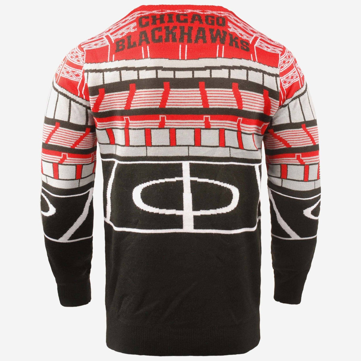 Mens Chicago Blackhawks Light Up Bluetooth Sweater By Foco product image 2, provided for visual reference and product detail