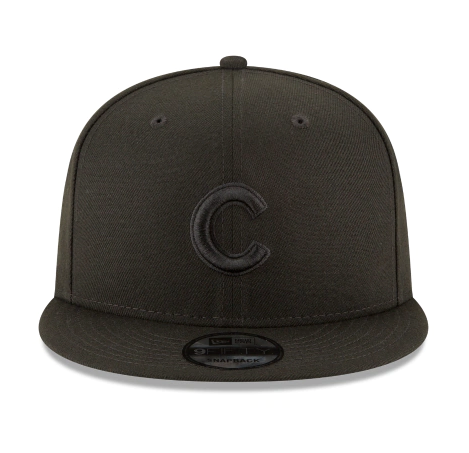 Chicago Cubs Mlb Basic Tonal Black 9Fifty Snapback product image 2, provided for visual reference and product detail review