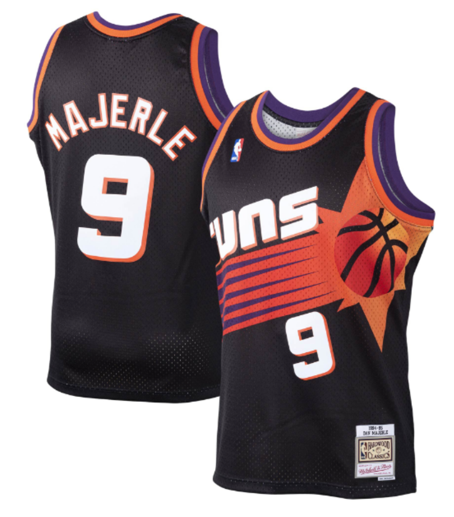 Phoenix Suns Dan Marjerle Mitchell & Ness Black Hardwood Classics Swingman Jersey for Men product image 1, provided for