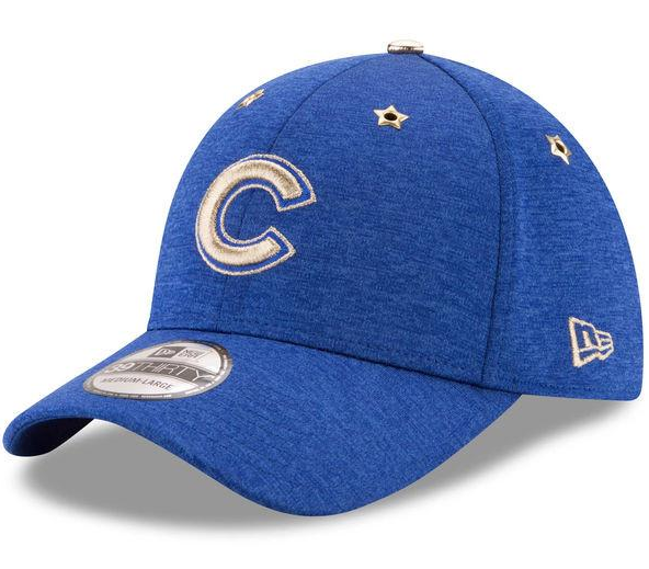 Chicago Cubs Blue 2017 All Star Game 39THIRTY Flex Fit Hat By New Era product image 3, provided for visual reference and