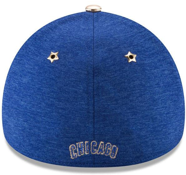 Chicago Cubs Blue 2017 All Star Game 39THIRTY Flex Fit Hat By New Era product image 4, provided for visual reference and