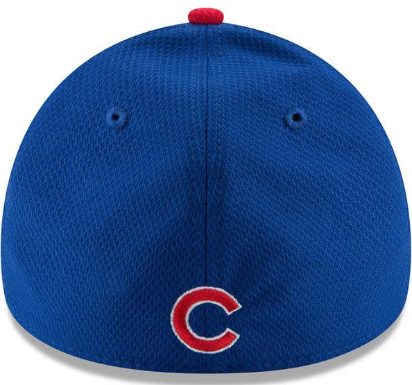 Chicago Cubs New Era Royal 2017 Spring Training Diamond Era 39THIRTY Flex Hat for Men product image 4, provided for visual