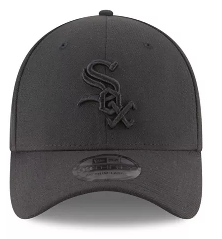 Chicago White Sox New Era Blackout Tonal 39THIRTY Flex Fit Cap product image 2, provided for visual reference and product