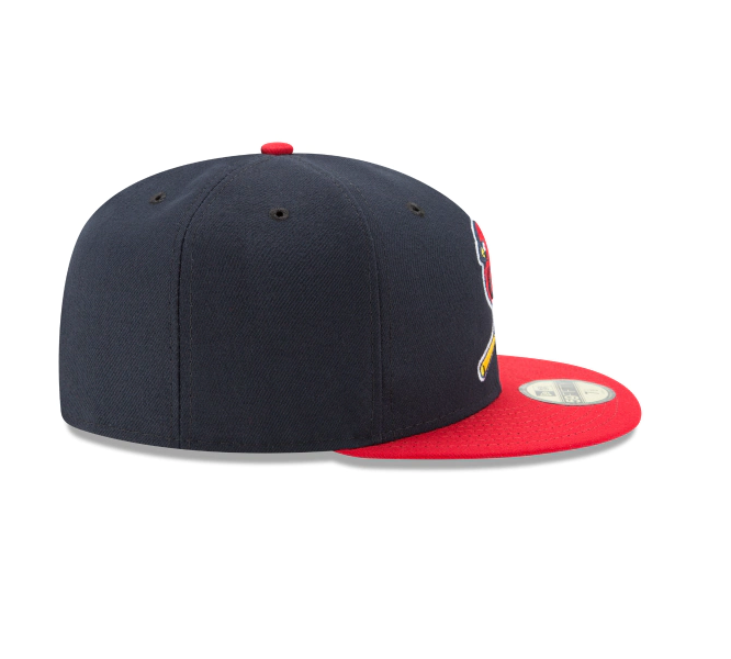 St. Louis Cardinals New Era Navy/Red Game Authentic Collection Alternate 2 On-Field 59FIFTY Fitted Hat for Men product image