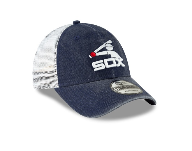 Chicago White Sox Cooperstown Collection Batterman New Era Trucker 9FORTY Adjustable Snapback Hat product image 3, provided
