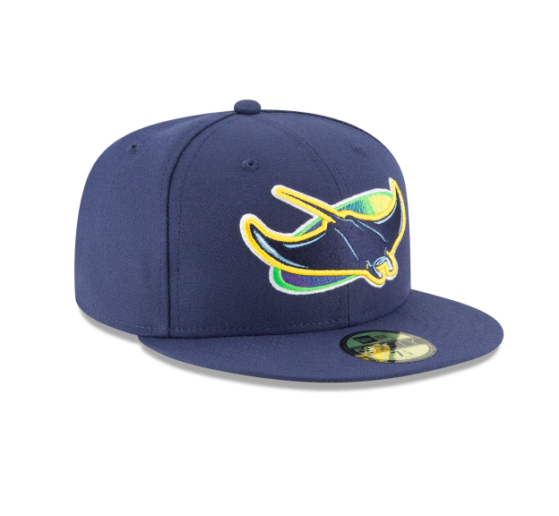 Tampa Bay Rays New Era Navy Game Authentic Collection Alternate On-Field 59FIFTY Fitted Hat for Men product image 3,