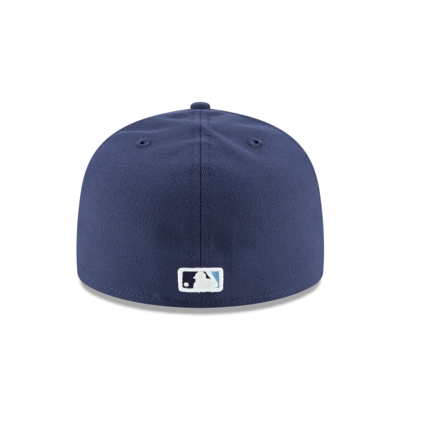Tampa Bay Rays New Era Navy Game Authentic Collection Alternate On-Field 59FIFTY Fitted Hat for Men product image 6,