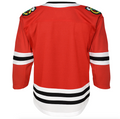NHL Youth Chicago Blackhawks Custom Personalized Premier Red Home Jersey product image 1, provided for visual reference and