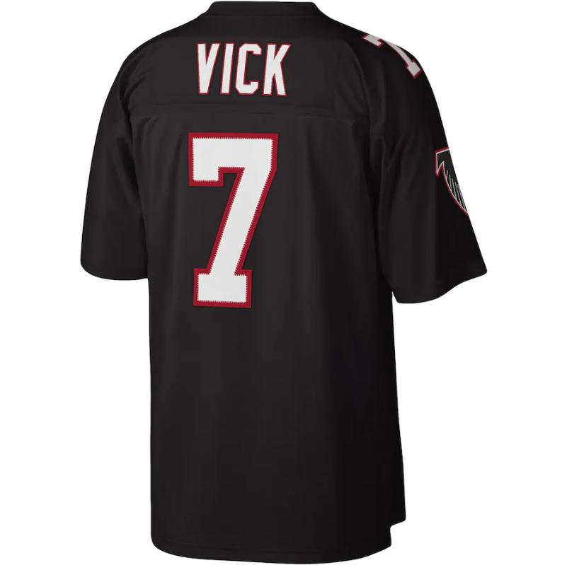 Michael Vick Atlanta Falcons Mitchell & Ness Legacy Replica Jersey - Black product image 3, provided for visual reference