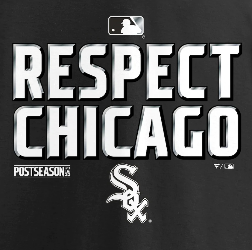 Chicago White Sox Fanatics Branded Black 2020 Postseason Locker Room T-Shirt for Men product image 4, provided for visual