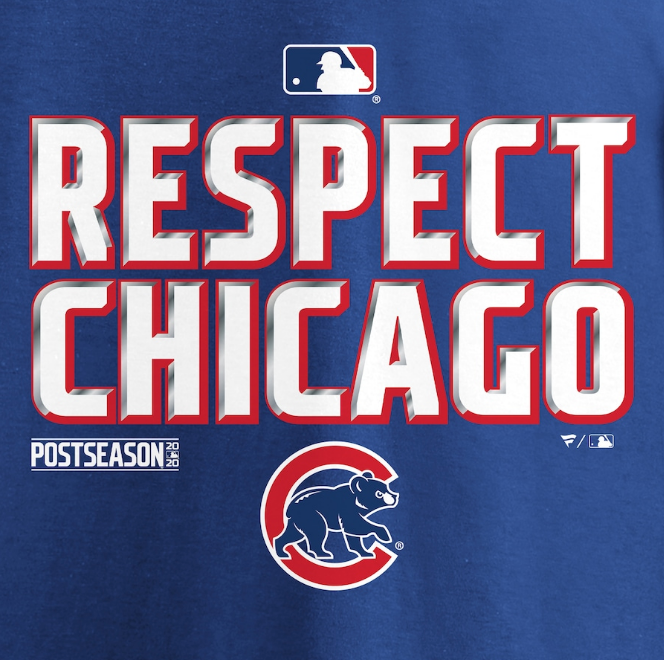 Chicago Cubs Fanatics Branded Royal 2020 Postseason Locker Room T-Shirt for Men product image 4, provided for visual