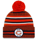 Chicago Bears New Era Navy/Orange 2019 NFL Sideline Home Official Logo Sport Knit Hat for Men product image 1, provided for