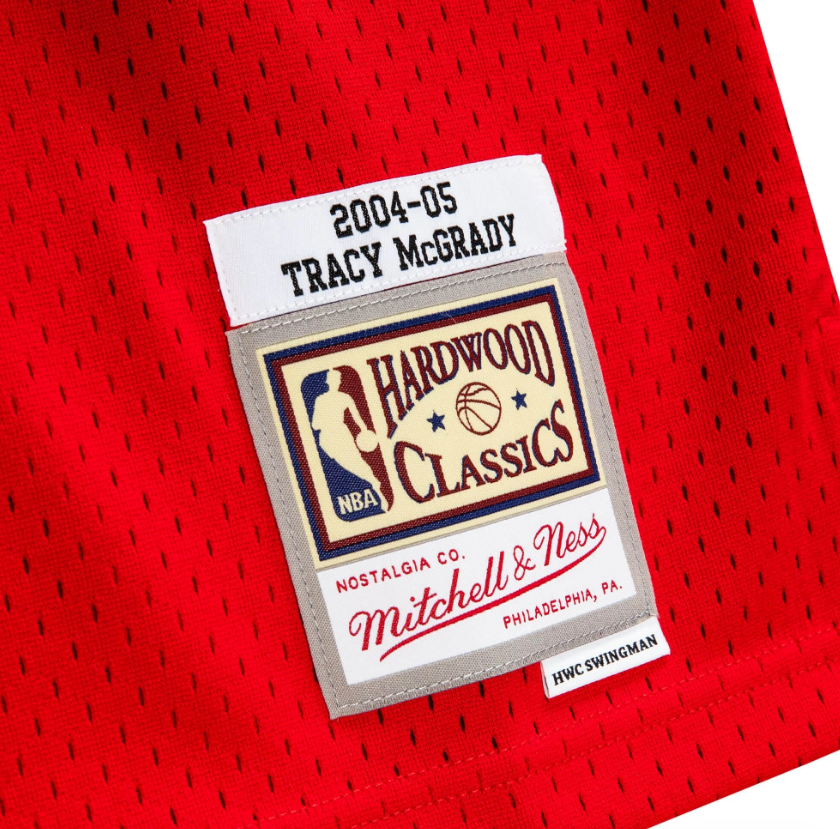 Men’s Tracy McGrady Houston Rockets 2004-05 Red Swingman Replica Jersey By Mitchell & Ness product image 4, provided for