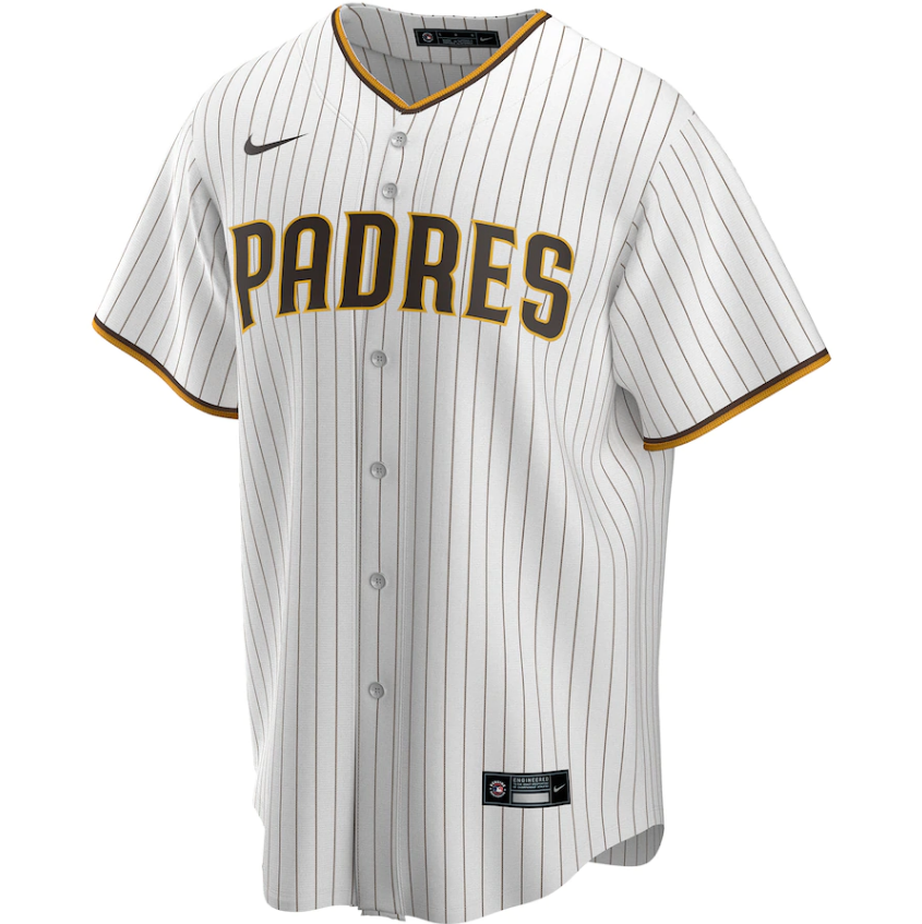 San Diego Padres Fernando Tatis Jr. Nike White/Brown Home Replica Player Jersey for Men product image 2, provided for visual