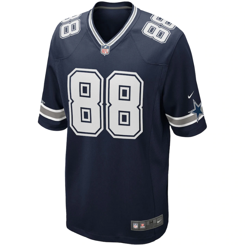 Dallas Cowboys CeeDee Lamb Nike Navy Game Jersey for Men product image 2, provided for visual reference and product detail