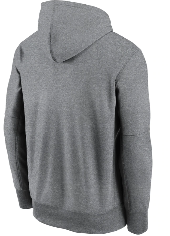 Chicago Bears Nike Heathered Charcoal Fan Gear Primary Logo Therma Performance Pullover Hoodie for Men product image 2,