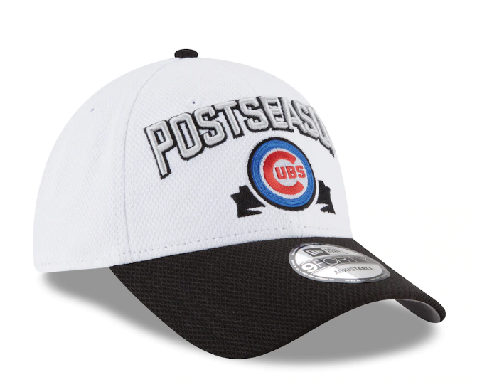 Chicago Cubs New Era White 2016 Division Series Winner Locker Room 9FORTY Adjustable Hat for Men product image 3, provided