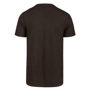 Cleveland Browns '47 Brand Block Stripe Brown Club T-Shirt for Men product image 2, provided for visual reference and