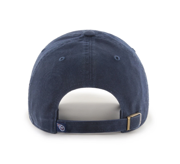 Tennessee Titans Navy Clean Up Adjustable Hat By 47 Brand product image 2, provided for visual reference and product detail