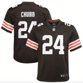 Youth Nike Nick Chubb Brown Cleveland Browns Game Jersey product image 1, provided for visual reference and product detail