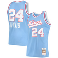 Men’s Reggie Theus Sacramento Kings 1985-86 Powder Blue Swingman Replica Jersey By Mitchell & Ness product image 1, provided