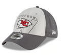 Kansas City Chiefs New Era Gray/Graphite Super Bowl LV Bound 39THIRTY Flex Hat for Men product image 1, provided for visual