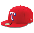 Texas Rangers New Era Red Alternate Authentic Collection On-Field 59FIFTY Fitted Hat for Men product image 1, provided for