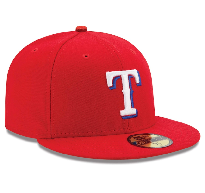 Texas Rangers New Era Red Alternate Authentic Collection On-Field 59FIFTY Fitted Hat for Men product image 3, provided for
