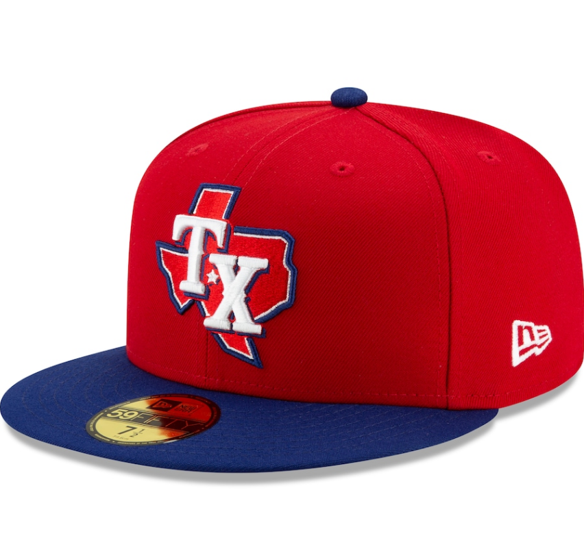 Texas Rangers New Era Red/Royal Alternate 3 Authentic Collection On Field 59FIFTY Fitted Hat for Men product image 1,