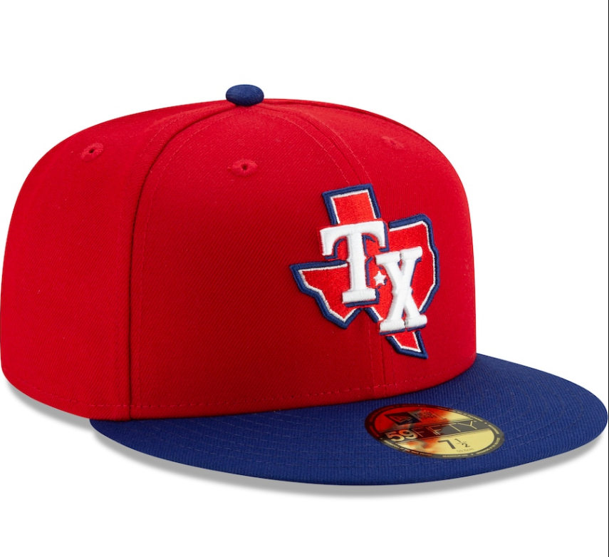 Texas Rangers New Era Red/Royal Alternate 3 Authentic Collection On Field 59FIFTY Fitted Hat for Men product image 3,