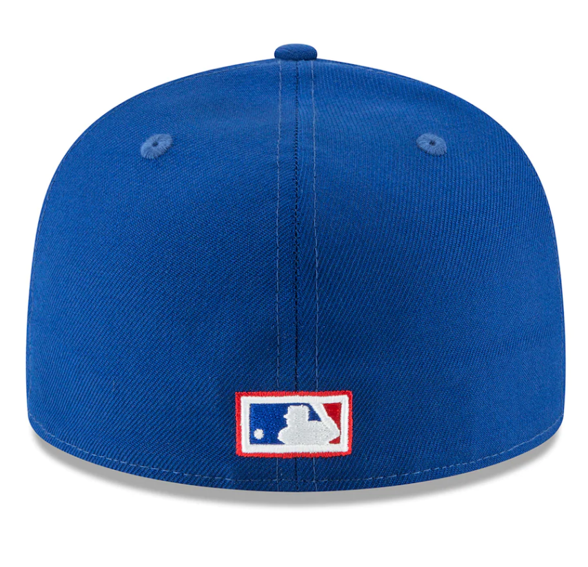 Texas Rangers New Era Blue Cooperstown Collection Wool 59FIFTY Fitted Hat for Men product image 4, provided for visual