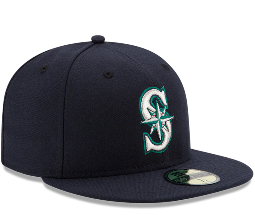Seattle Mariners New Era Navy Authentic Collection On Field 59FIFTY Fitted Hat for Men product image 3, provided for visual