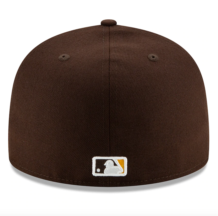 San Diego Padres New Era Brown Authentic Collection On-Field 59FIFTY Fitted Hat for Men product image 4, provided for visual