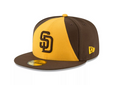 San Diego Padres New Era Brown Alternate 2 Authentic Collection On-Field 59FIFTY Fitted Hat for Men product image 1,