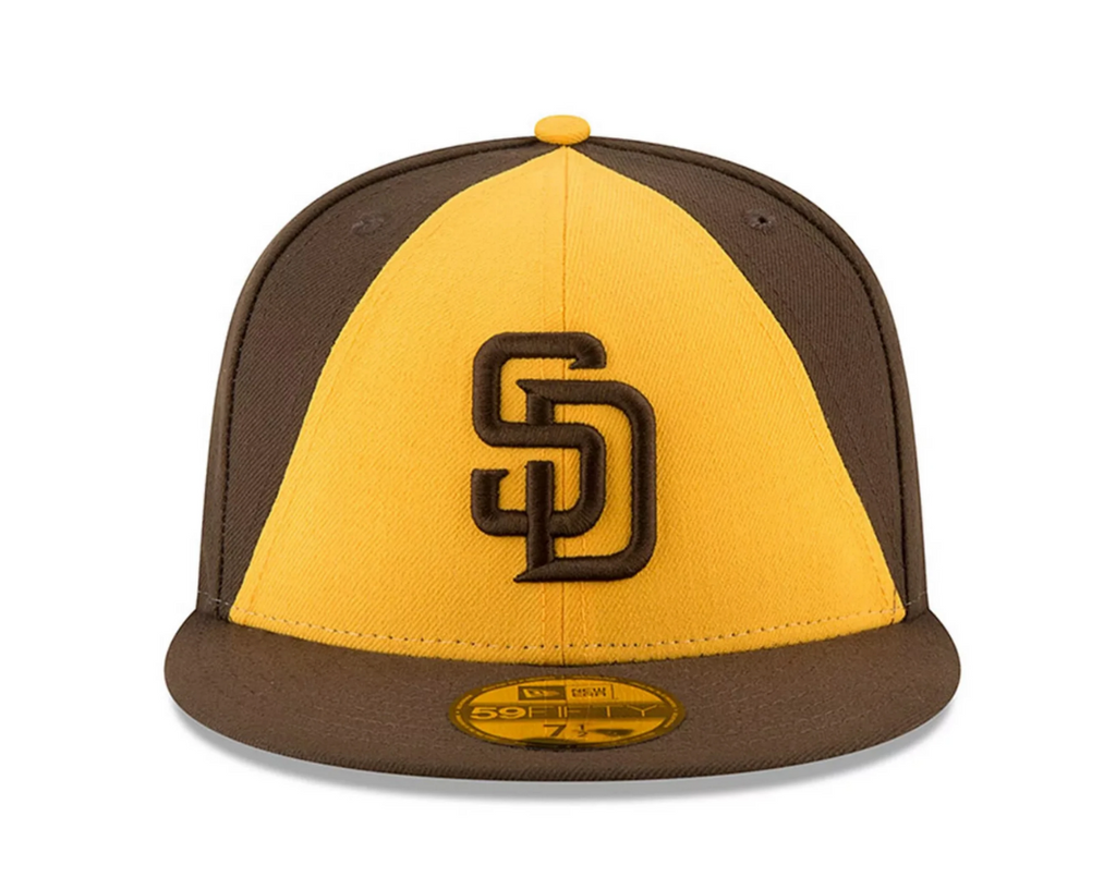 San Diego Padres New Era Brown Alternate 2 Authentic Collection On-Field 59FIFTY Fitted Hat for Men product image 2,