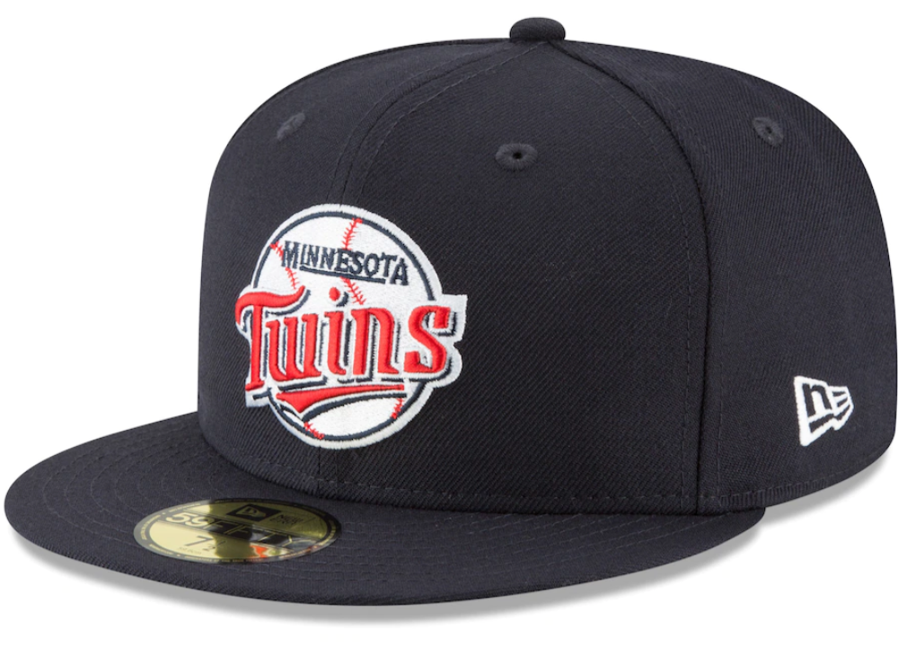 Minnesota Twins New Era Navy Cooperstown Collection Wool 59FIFTY Fitted Hat for Men product image 1, provided for visual