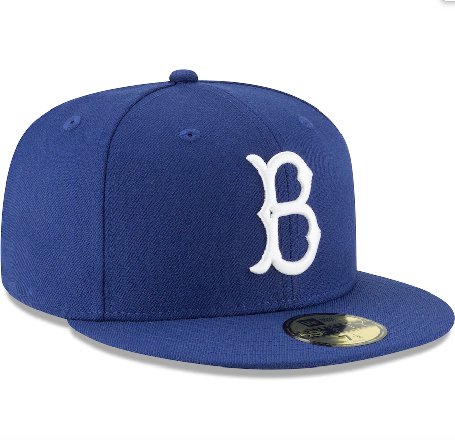 Brooklyn Dodgers New Era Royal Cooperstown Collection Wool 59FIFTY Fitted Hat for Men product image 3, provided for visual