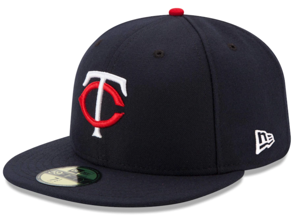 Minnesota Twins New Era Navy Home Authentic Collection On-Field 59FIFTY Fitted Hat for Men product image 1, provided for