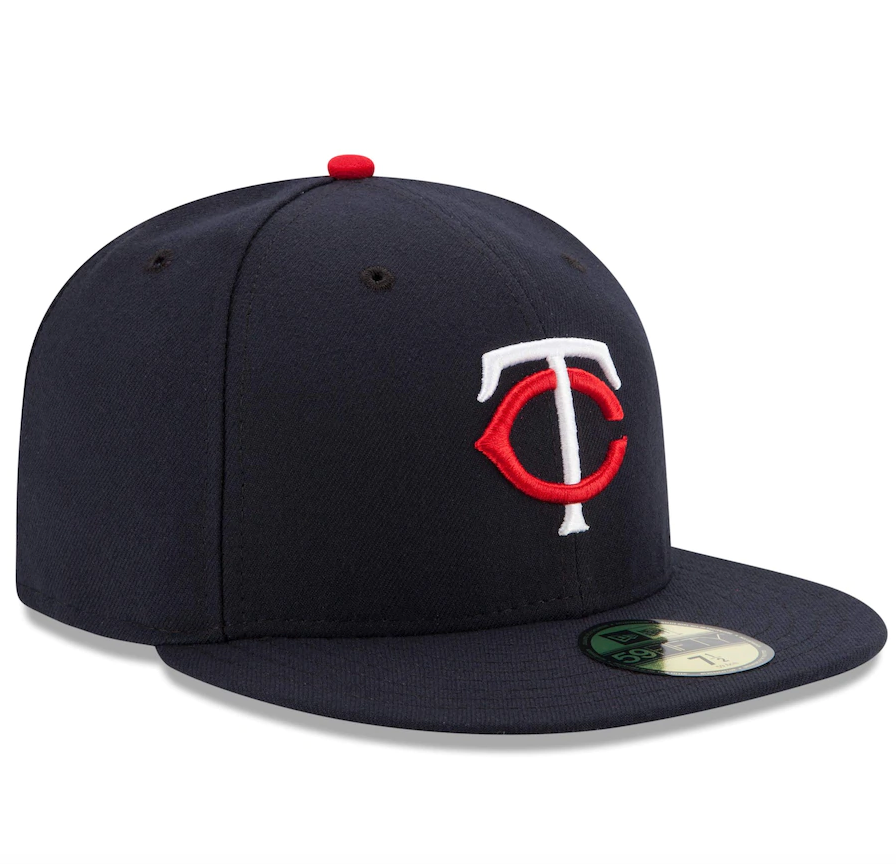 Minnesota Twins New Era Navy Home Authentic Collection On-Field 59FIFTY Fitted Hat for Men product image 3, provided for