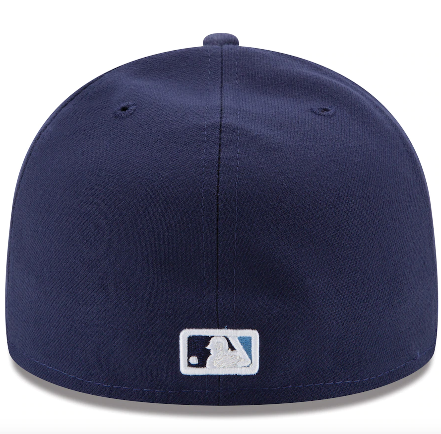 Tampa Bay Rays New Era Navy Game Authentic Collection On-Field 59FIFTY Fitted Hat for Men product image 4, provided for