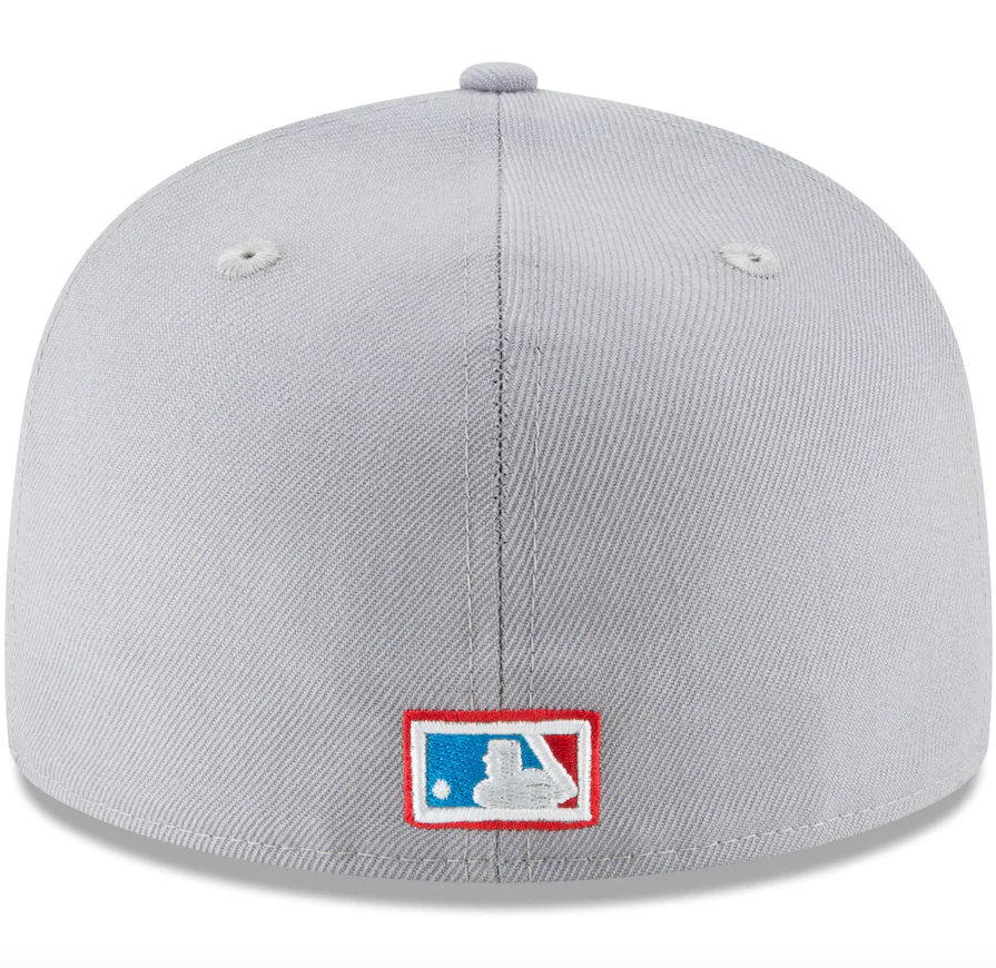 New York Yankees New Era Gray Cooperstown Collection Wool 59FIFTY Fitted Hat for Men product image 4, provided for visual